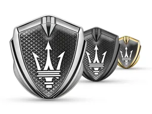 Maserati Metallico Emblema Badge Disegno Forza Personalizzabile